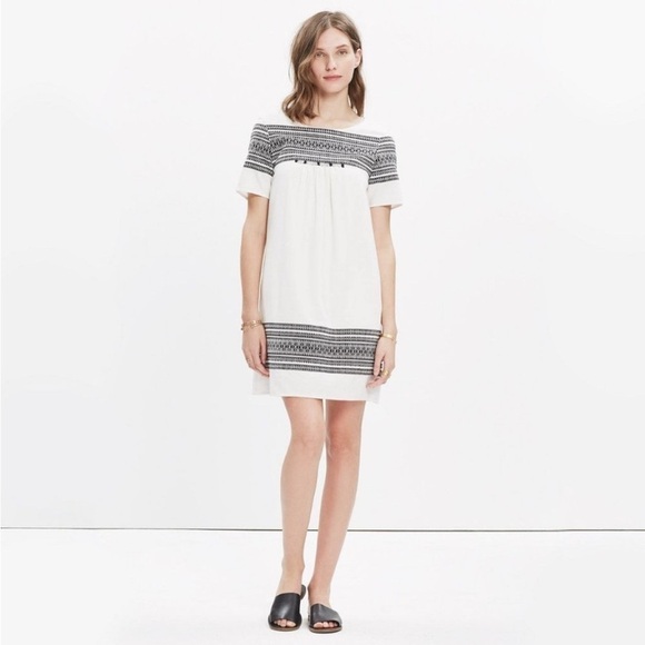 Madewell Cabana Jacquard Shift Dress sz XXS - Picture 1 of 8